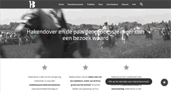 Desktop Screenshot of hakendover.be